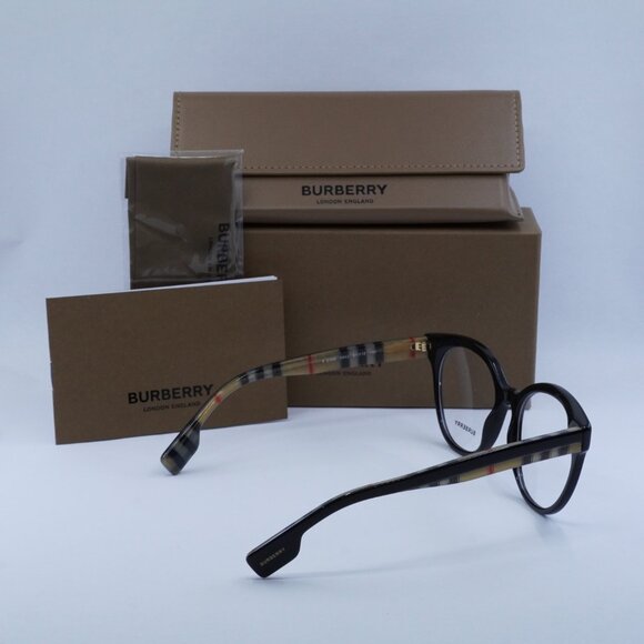 🕶️ New Burberry BE2356 3942 Eyeglasses - Black Frame 51mm - Picture 9 of 9